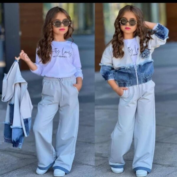 طقم بناتي أنيق ومريح