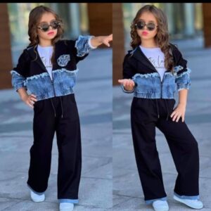 طقم بناتي أنيق ومريح